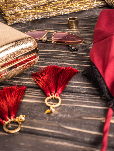 close up view of fashionable feminine earrings su 2024 11 08 18 34 05 utc